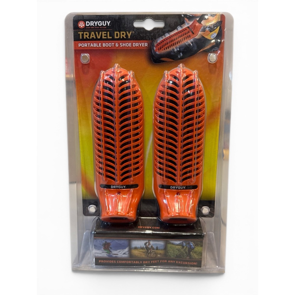 DryGuy Travel Dry Portable Boot and Shoe Dryer Orange Model 02139 New
